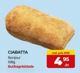 Bonjour - CIABATTA