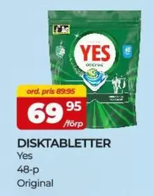 Yes - Disktabletter