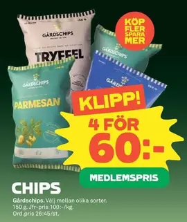 Gårdschips - CHIPS