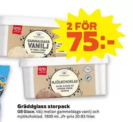 GB Glace - Gräddglass storpack