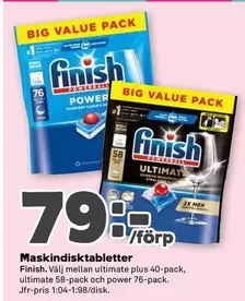 Finish - Maskindiskstabletter