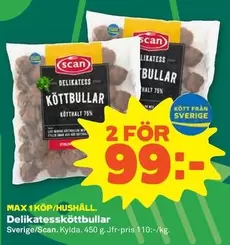 Scan - Delikatessköttbullar