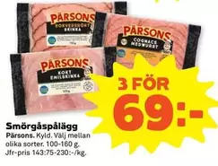 Pärsons - Smörgåspålägg