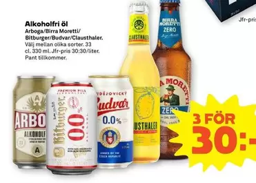 Alkoholfritt Öl