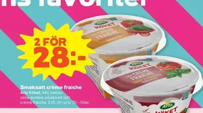Arla - Smaksatt crème fraiche