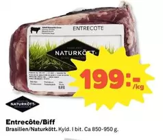 Naturkött - Entrecôte/Biff
