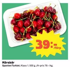 Körsbär