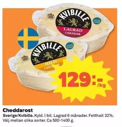 Kvibille - Cheddarost