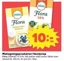 Milda - Flora Vanilijsvisp/Vanilla