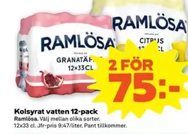 ramlösa - Kolsyrat vatten 12-pack