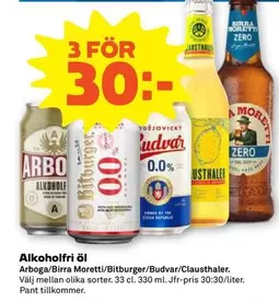 Alkoholfritt Öl