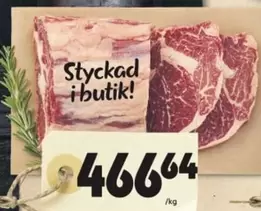 Styckad i butik!