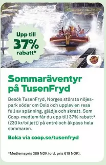 Coop - Sommaräventyr på TusenFryd