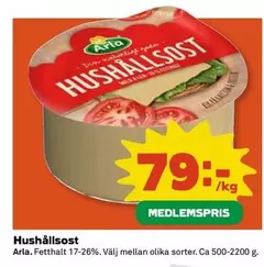 Arla - Hushållsost