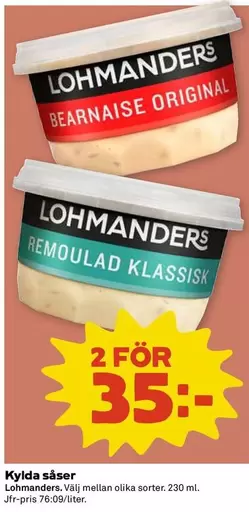 Lohmanders - Kylda såser