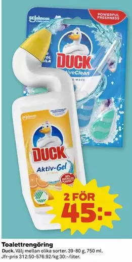 Duck - Toalettrengöring Aktiv-Gel
