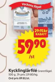 Kycklinglårfilé