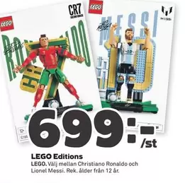 LEGO - Editions Cristiano Ronaldo and Lionel Messi