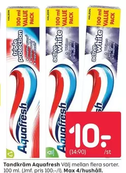 aquafresh - Tandkräm
