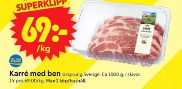 Karré med ben