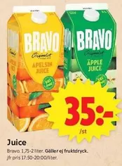 Bravo - Apelsin Juice, Apple Juice