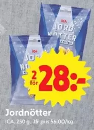 Jordnötter