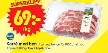 Karré med ben