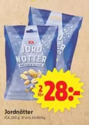Jordnötter