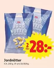 Jordnötter