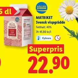 Svensk vispgrädde