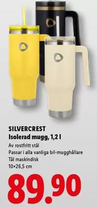 silvercrest - Isolerad mugg, 1,2 l