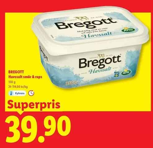 Bregott - Havssalt smör & raps
