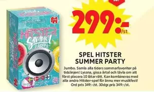 Mer - SPEL HITSTER SUMMER PARTY