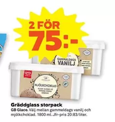 GB Glace - Gräddglass storpack