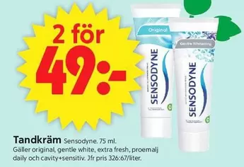 sensodyne - Tandkräm