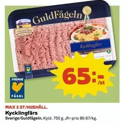 Guldfågeln - Kycklingfärs