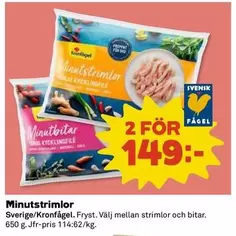Kronfågel - Minutstrimlor Sverige/