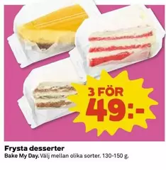 Frysta desserter
