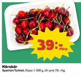 Körsbär