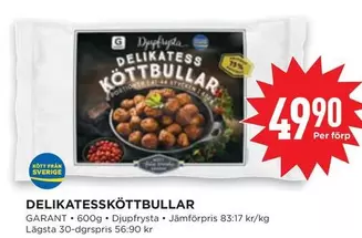 Garant - DELIKATESS KÖTTBULLAR
