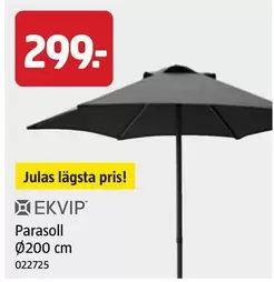 Parasoll Ø200 cm 022725