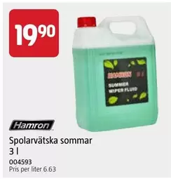Hamron - Spolarvätska sommar 3 l 004593