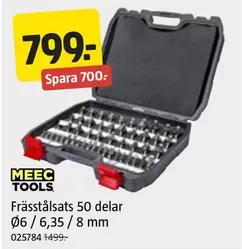 Meec Tools - Frässtålssats 50 delar