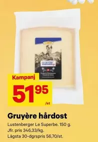 Gruyère hårdost