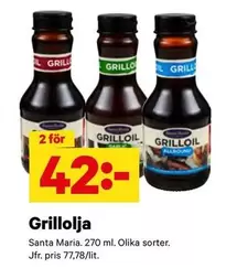 Santa Maria - Grillolja