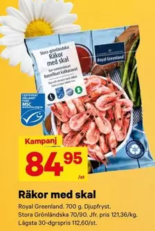 Royal Greenland - Räkor med skal