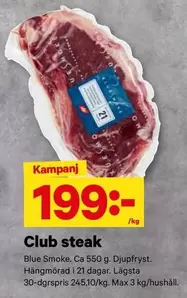 Club steak