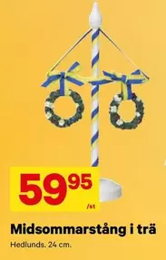 Midsommarstång i trä