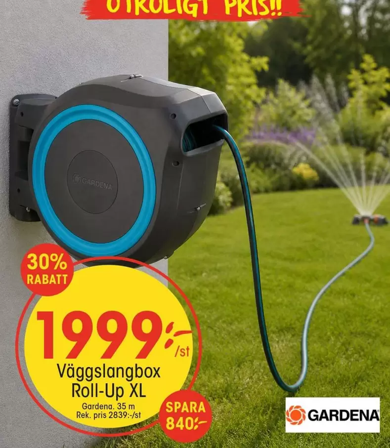 Gardena - Väggslangbox Roll-Up XL