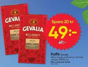 gevalia - Kaffe Mellanrost Brygg